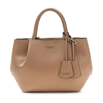 Guess Tassen, Dames, Beige, ONE Size, Leer, Amorette Girlfriend Satchel