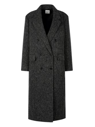 STUDIO TOMBOY Chesterfield double-breasted coat - Zwart