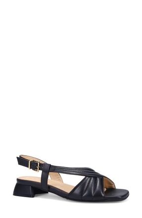 Ron White Blair Slingback Leather Sandal in Onyx at Nordstrom, Size 10-10.5Us