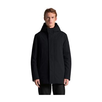 Duno Korte 3-laags bi-stretch donsjack - Heren - Jassen - Blauw - Maat: 2XL Zijde