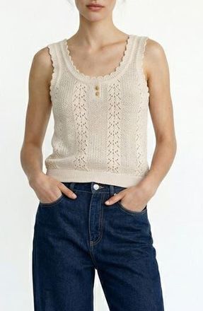 Vero Moda Secret Sands Knit Tank in Birch at Nordstrom Rack, Size X-Large