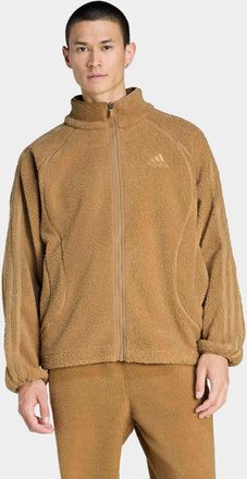 adidas Trainingsjacke ADIDAS ORIGINALS TG BORG TT, Herren, Gr. XXL, cardboard, Obermaterial: 100% Polyester, Jacken Trainingsjacke, Fleecejacke f&uuml;r Erwachsen