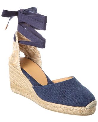 Castaner Carina Canvas Wedge Sandal
