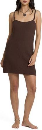 Billabong You Stunner Knit Minidress in Teak at Nordstrom Rack, Size Large