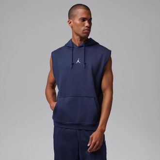 Nike Jordan Mens Jordan Sport Crossover Dri-FIT Sleeveless Pullover Hoodie in Blue | IM7762-410