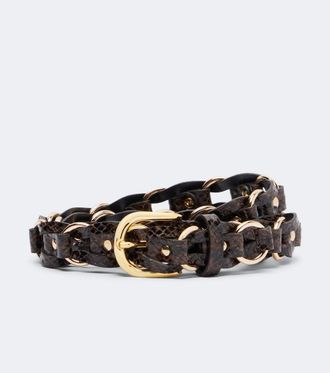 Isabel Marant Bali snake-effect belt