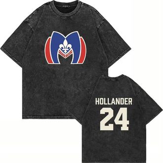 Generic Heated Rivalry Merch Vintage Wash T-Shirt - Unisex Cotton O-Neck Print Short Sleeve Casual Streetwear Top for TV Series Fans (Black1,4XL)