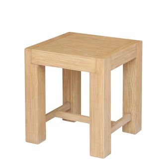 Robin des Bois Taburete moderno de madera maciza marr&oacute;n