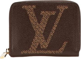 Louis Vuitton Pre-owned Wallets, female, Brown, Size: ONE SIZE Pre-owned Zippy Coin Purse Monogram Giant Coin Case