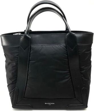 Balenciaga Pre-owned Tote Bags, female, Black, Size: ONE SIZE Pre-owned Leather Tote Bag