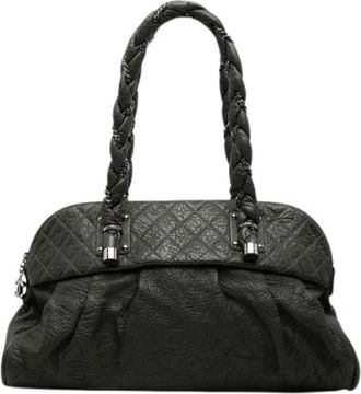 Chanel Pre-owned Lady Braid Handbag - Dames - Vintage Handtas - Zwart - ONE Size - Leer - Vintage