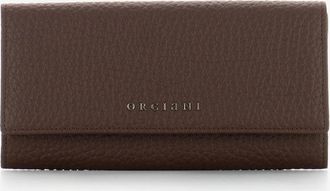 Orciani Portafogli L Soft in pelle caff&egrave;