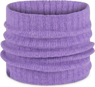 Buff Knitted Neckwarmer Nilah Schal - Unisex | lila