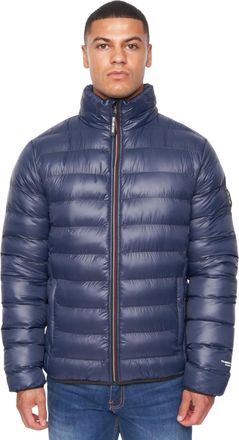 Duck and Cover Heren Shemmy 2-laags gewatteerd jack (Marine)