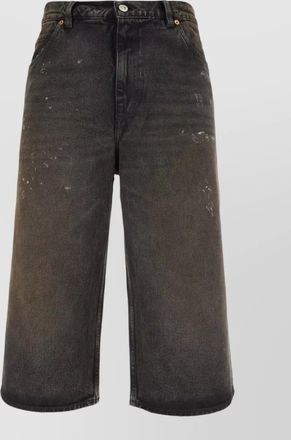 Our Legacy denim bermuda shorts belt loops pockets