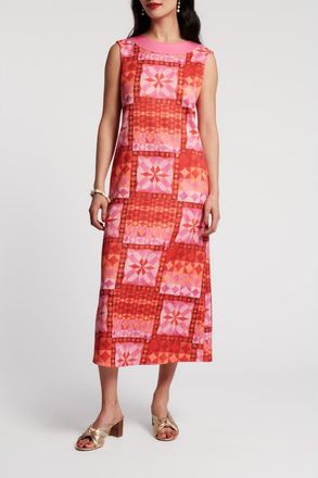 Frances Valentine Joan Maxi Mosaic Dress in Pink/multi at Nordstrom, Size X-Large