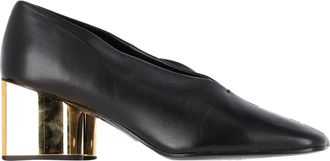 Proenza Schouler Block Heel Pumps In Black Leather