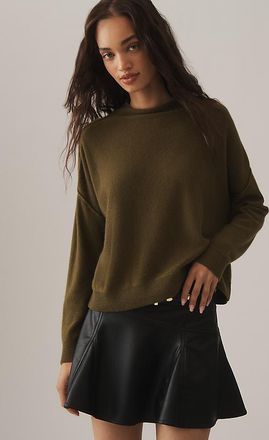 Pilcro The Alani Cashmere Mock-Neck Sweater by Pilcro