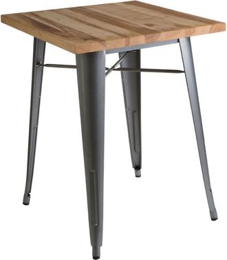 Premier Housewares Silver Powder Coated Finish Aldgate Table