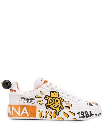 Dolce & Gabbana Portofino sneakers - Wit