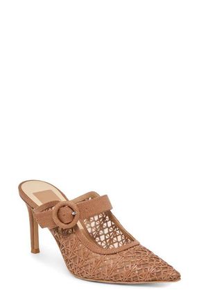 Dolce Vita Keekee Pointed Toe Pump in Mid Brown Cross Hatc at Nordstrom, Size 8.5