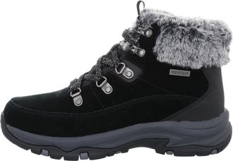 Skechers Trego - Snow Worries - Dames - Sport - Zwart - Maat: 38 EU Leer