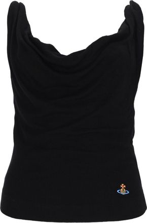 Vivienne Westwood Anna Draped Cowl Neck Viscose Top