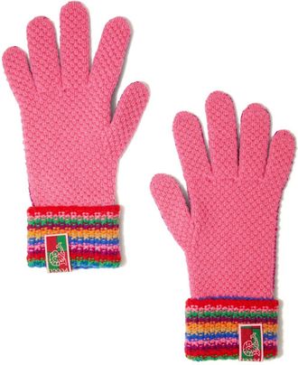 Pucci Guanti in maglia - Rosa