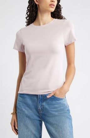 Nordstrom Pima Cotton Blend Crewneck T-Shirt in Purple Lilac at Nordstrom Rack, Size X-Small