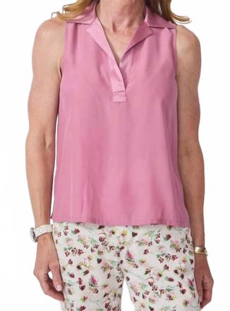 Go Silk Make It Easy Top In Pinkberry
