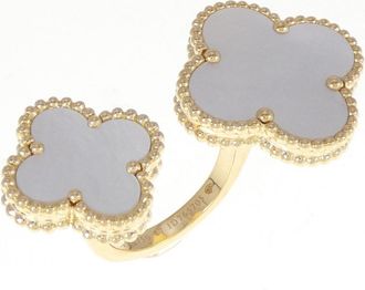 Van Cleef & Arpels Yellow Gold Yellow Gold (18K) Band Ring (Pre-Owned)