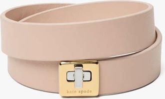 Kate Spade New York Phoebe Leather Double Wrap Bracelet