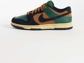 Nike Dunk Low Retro PRM - Sneakers verdi e marroni-Verde