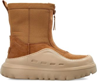 UGG PeakMod suede zip boots - men - Calf Suede/Recycled Polyester/Recycled Polyester/Polyethylene vinyl acetate (PEVA) - 8 - Brown