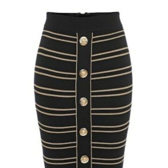 Balmain Mujer, Faldas, Negro, Talla: S