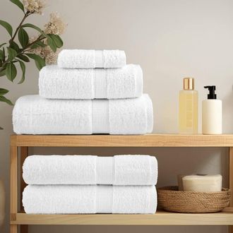 Berkfield Home Premium Towels SOLUND 4pcs White 100x200cm 600gsm