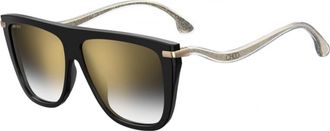 Jimmy Choo London Womens SUVIS-0807-FQ Suvis 58 0807 FQ Sunglasses - Black - One Size