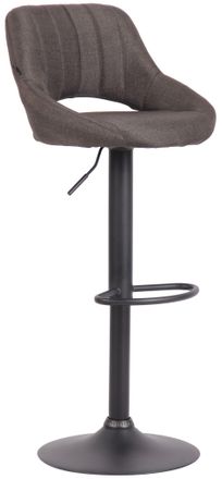 Clp Clp - Sgabello Milet Tessuto Grigio Scuro Nero