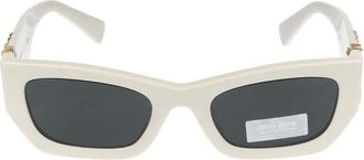 Miu Miu 0MU 09Ws Zonnebril - Dames - Accessoires - Wit - Maat: 53 MM