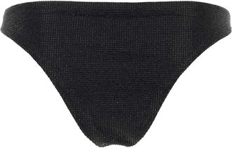 Prada Womens Bagno Bikini Bottom Black Nylon Elastane Swimwear