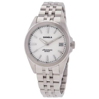 Shinola Circadian Quartz White Dial Mens Watch S0120299740
