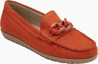 Lotus Womens Coma Womens Loafers - Orange Synth - Size: 3