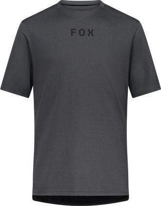 Fox Ranger S/S Jersey Wordmark Velotrikot f&uuml;r Herren | grau