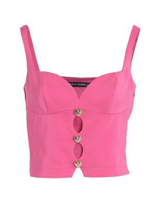 MARCO RAMBALDI 売れ筋商品|||マルコ ランバルディ Tシャツ トップス レディース Tops Pink MARCO RAMBALDI | Pink Women's Crop Top | YOOX