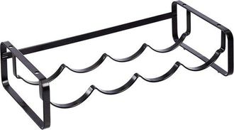 OEM Botellero Basics, Apilable, De Mesa, Negro, 40,01 X 9,5 X 19,99 Cm