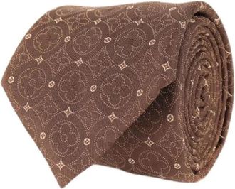 Louis Vuitton Pre-owned Cravat - Heren - Vintage Accessoires - Bruin - ONE Size - Vintage