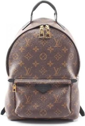 Louis Vuitton Pre-owned Palm Springs PM Monogram Rugzak - Dames - Vintage Rugzakken - Bruin - ONE Size - Leer - Vintage