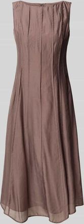 Christian Berg Cocktail Cocktailkleid mit Rundhalsausschnitt in Schlamm, Gr&ouml;&szlig;e 34