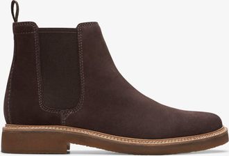 Clarks Clarkdale Easy Dark Brown Suede