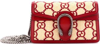 Gucci Dionysus Bag GG Straw Super Mini (Authentic Pre-Loved)